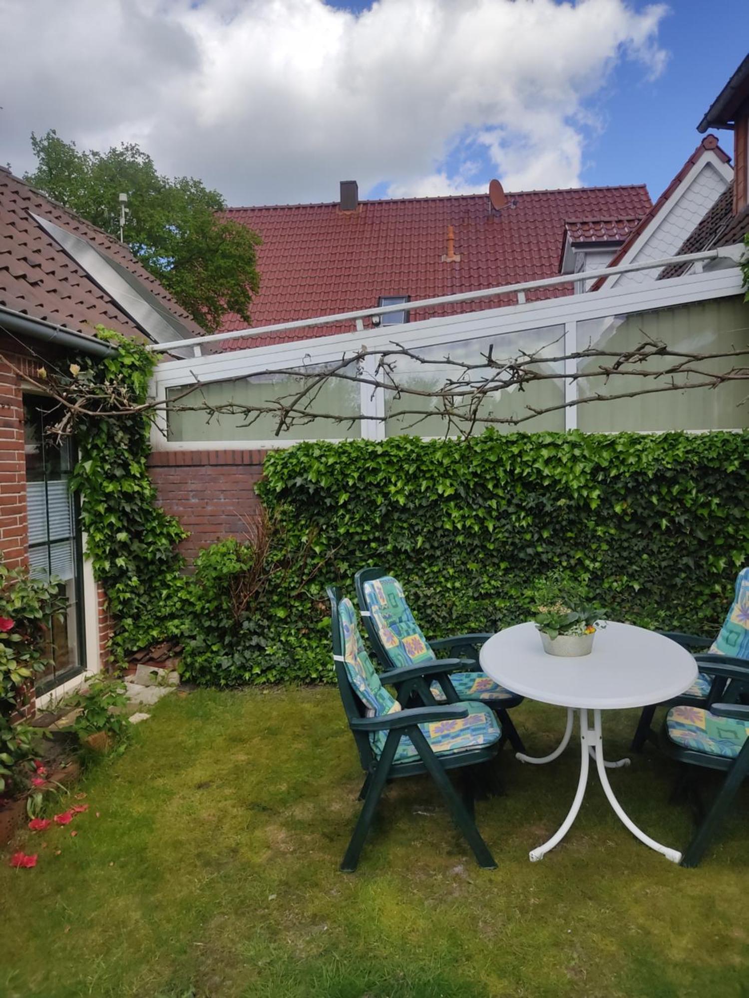 Ferienwohnung Haus Papenburg Garten Parkplatz Nordsee Exterior photo