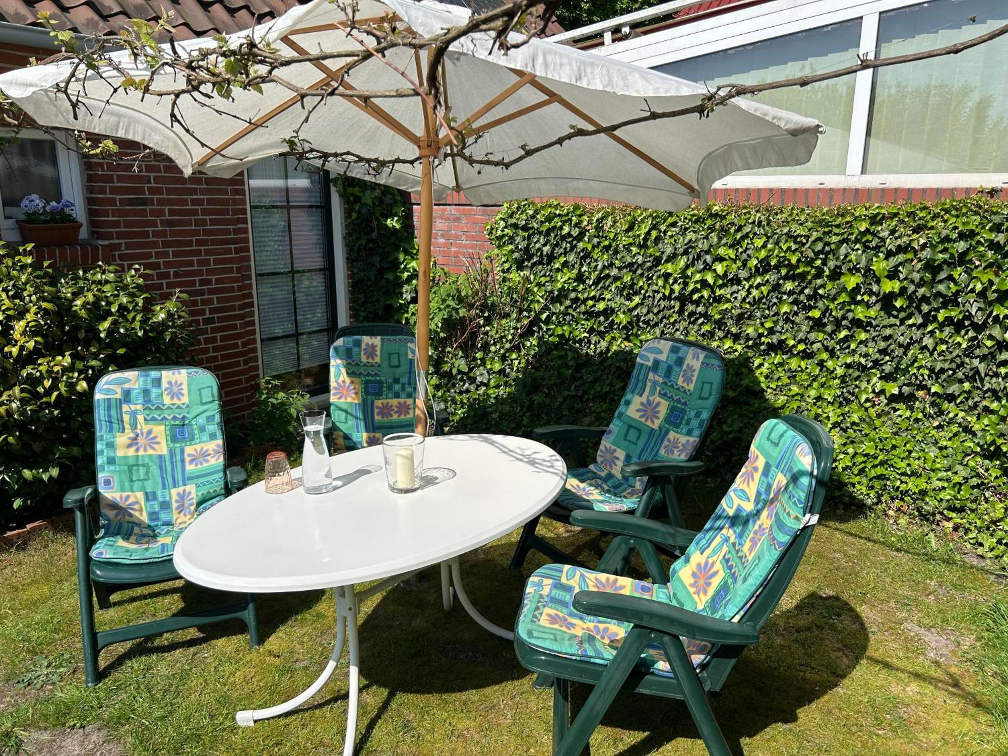 Ferienwohnung Haus Papenburg Garten Parkplatz Nordsee Exterior photo